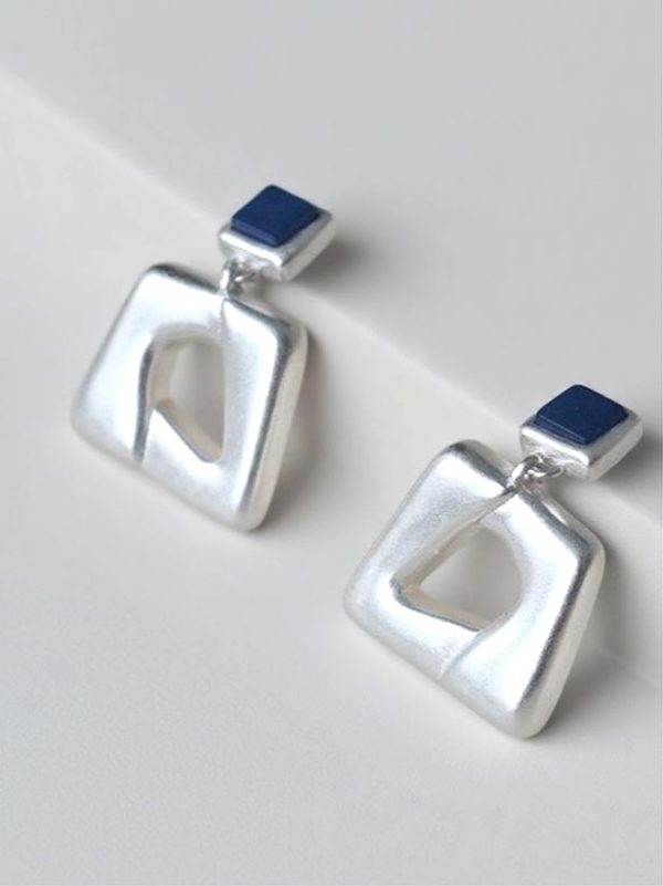 sliver-earrings-irregualr-geometric-2 basic earrings