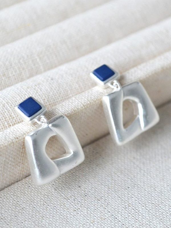 sliver-earrings-irregualr-geometric-4 basic earrings