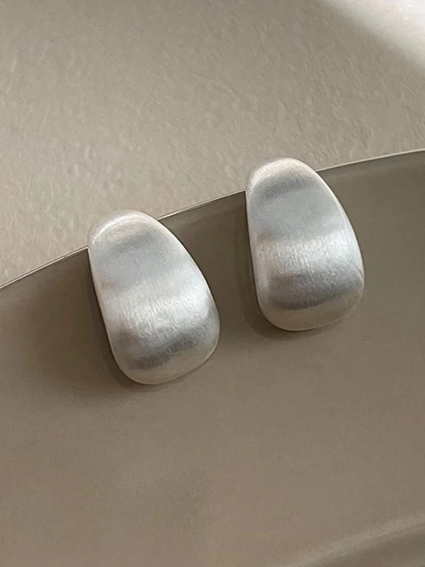 sliver-earrings-luxury-arc-desgin-4 sliver hoop earrings