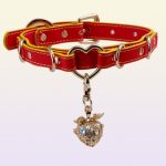 temperature-discoloration-collar-heart-bell-choker-3 discolor collar