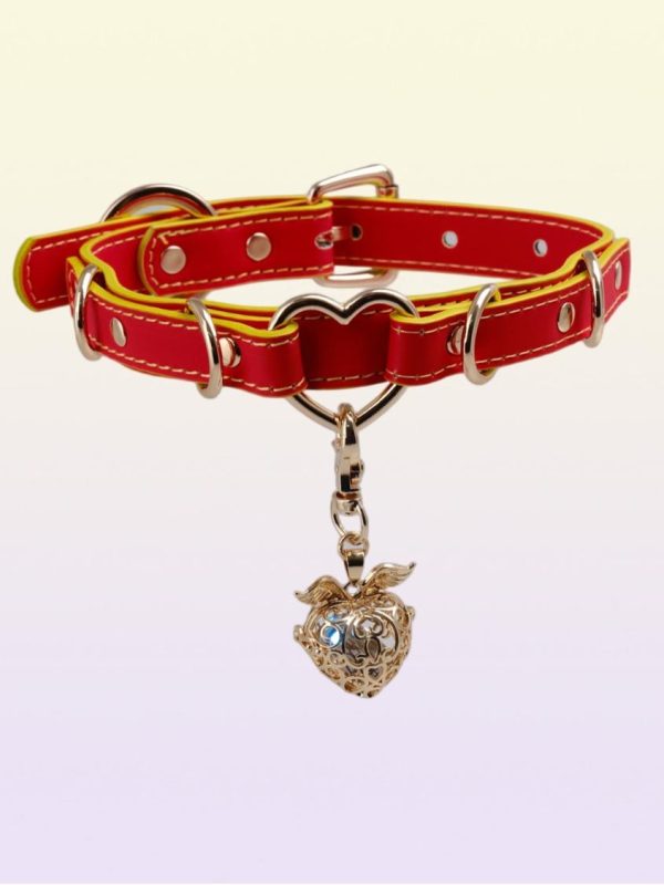 temperature-discoloration-collar-heart-bell-choker-3 discolor collar