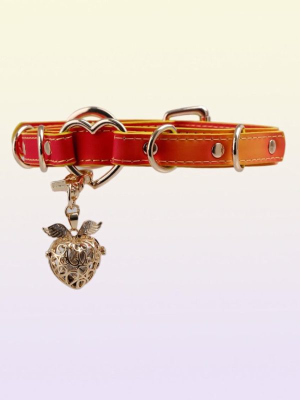 temperature-discoloration-collar-heart-bell-choker-5 discolor collar