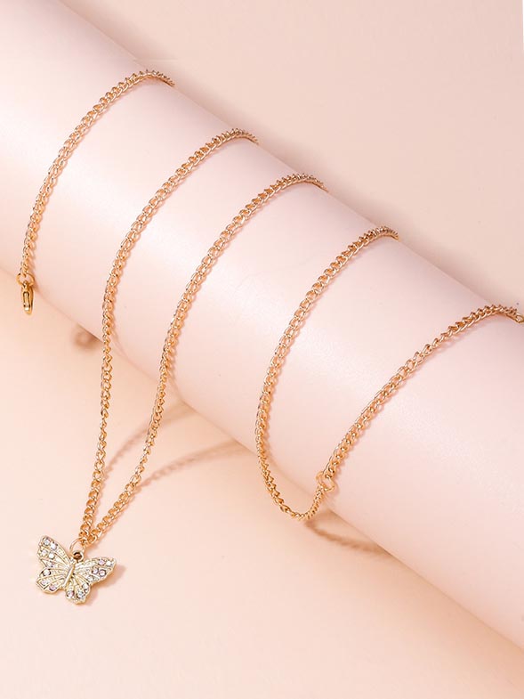 waist-chain-simple-butterfly-4 gold waist chain