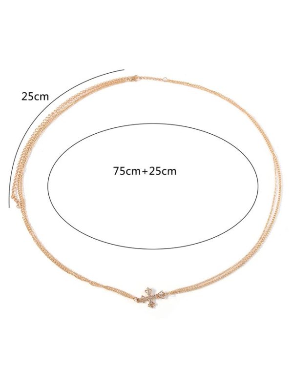 waist-chain-zircon-cross-3 Waist Chain Zircon Cross K016