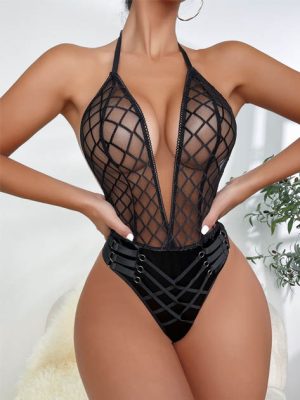 black-gird-sexy-bodysuit-3 sexy jumpsuit