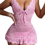 cute-lingerie-lace-floral-dress-7 babydoll lingerie dress