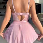 cute-lingerie-pink-babydoll-dress-1 babydoll lingerie dress