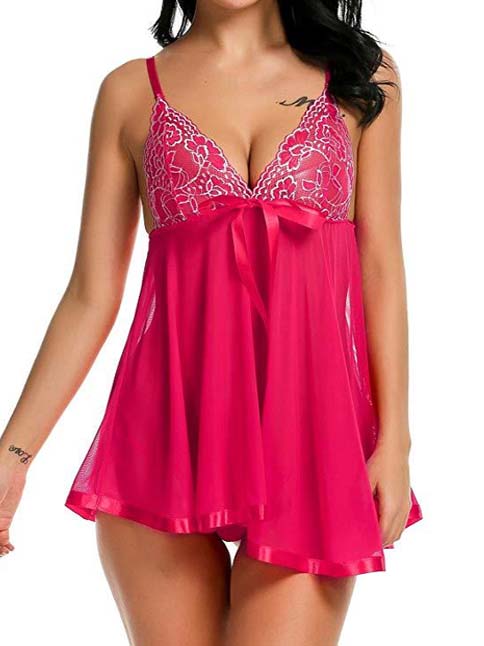 lace-babydoll-mesh-lingerie-3 slip lingerie dress
