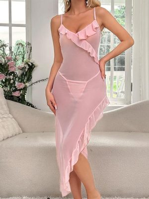 sexy-lingerie-irregular-dress-7 slip lingerie dress