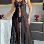 sexy-lingerie-long-mesh-dress-1 lingerie for dress