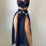 sexy-lingerie-mesh-split-dress-4 lingerie for dress
