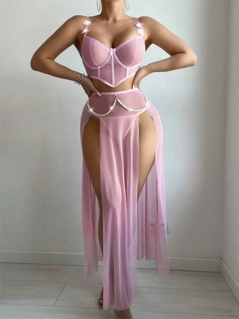 sexy-lingerie-mesh-split-dress-9 lingerie for dress