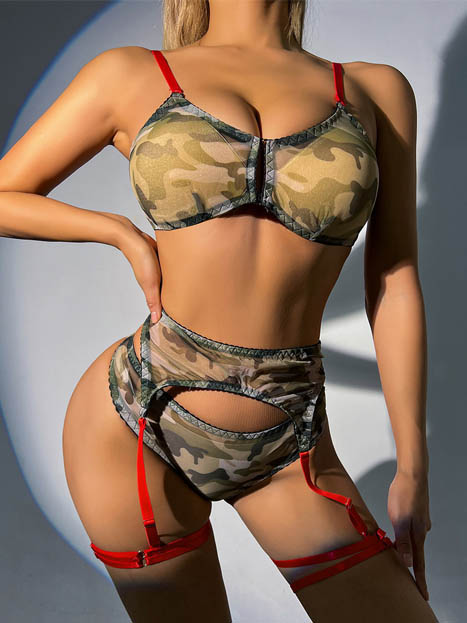 teddy-lingerie-camouflage-suit-5 sexy teddy lingerie