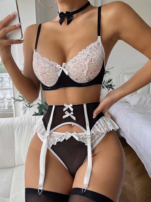 teddy-lingerie-cute-lace-suit-2 sexy teddy lingerie