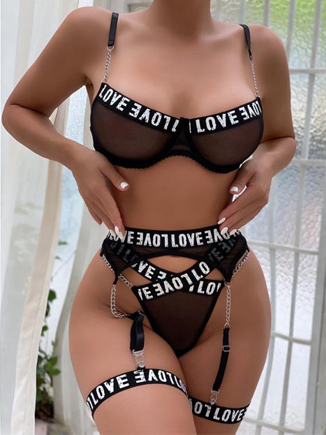 teddy-lingerie-love-mesh-set-2 sexy teddy lingerie