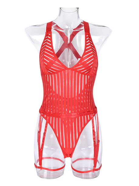 vertical-lines-sexy-bodysuit-5 sexy jumpsuit