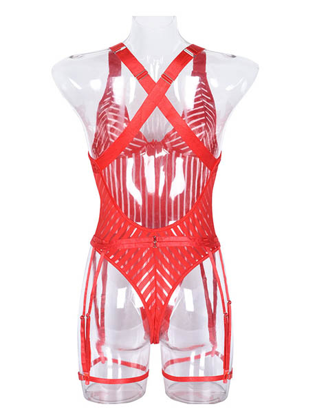 vertical-lines-sexy-bodysuit-6 sexy jumpsuit