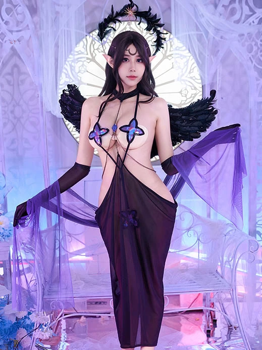 anime-costumes-dark-goddess-1 anime cosplay costumes