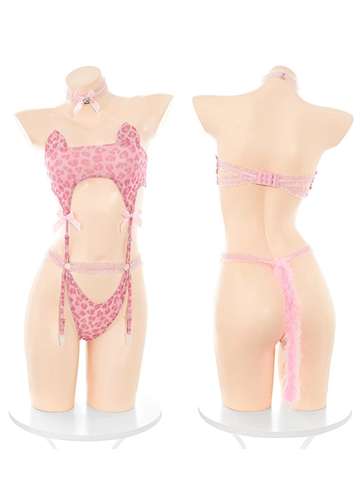 sexy-costumes-lingerie-pink-leopard-7 cosplay costumes