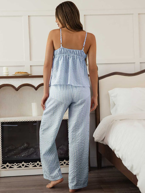 cotton-nightgowns-simple-stripes-set-7 womens loungewear