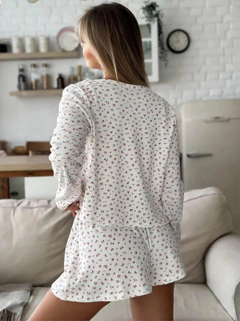 cotton-sleepwear-3-pieces-set-4 womens loungewear