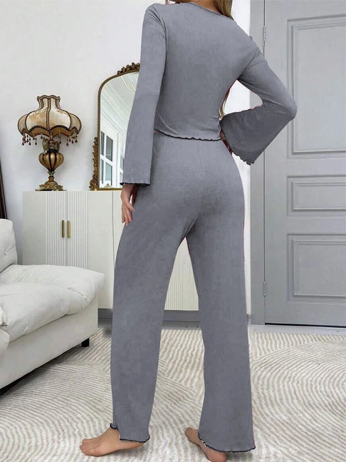 cotton-sleepwear-bell-sleeve-set-2 womens loungewear