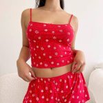 cotton-sleepwear-snow-pattern-nightwear-set-4 womens loungewear