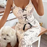 sleepwear-set-bear-pattern-loungewear-set-2 womens loungewear