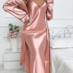 stain-nightgown-long-sleepwear-1 womens nightgown with robe