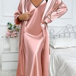 stain-nightgown-long-sleepwear-6 womens nightgown with robe