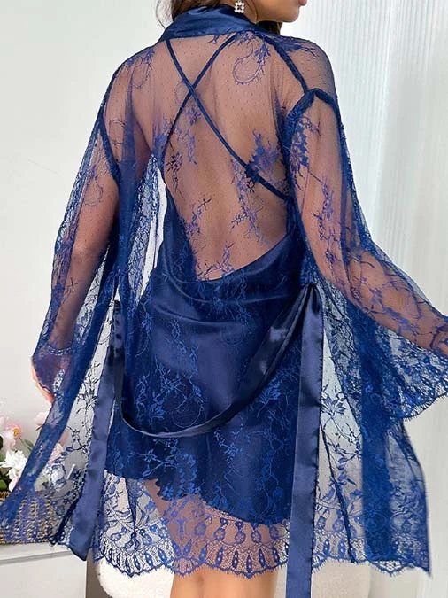 stain-nightgown-with-lace-rope-9 sleepwear dress