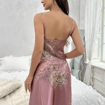 women-pajamas-plant-pattern-8 sleepwear dress