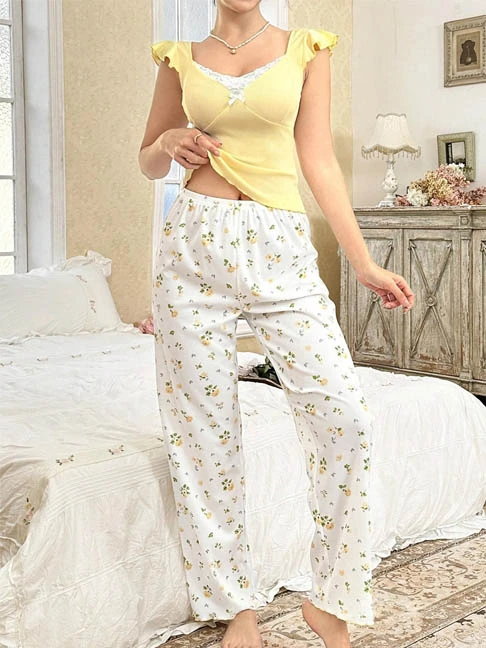women's nightgown-cute-pajamas-set-2 womens loungewear
