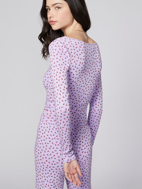 women's-nightgown-long-sleeve-set-12 Women's Nightgown Long Sleeve Set N058