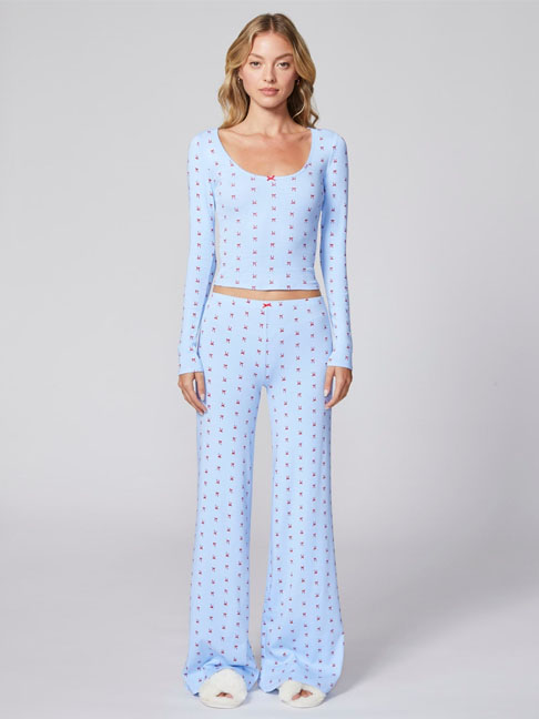 women's-nightgown-long-sleeve-set-5 womens loungewear