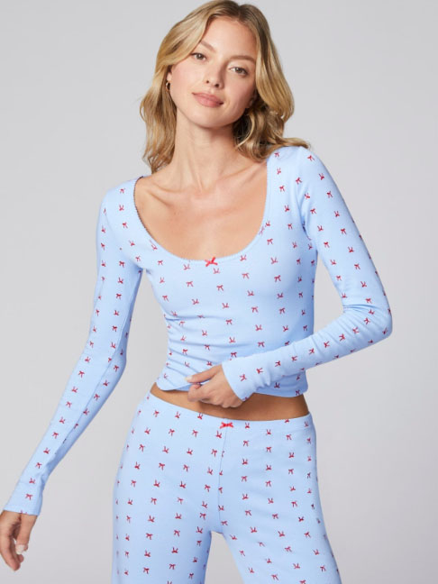 women's-nightgown-long-sleeve-set-6 womens loungewear