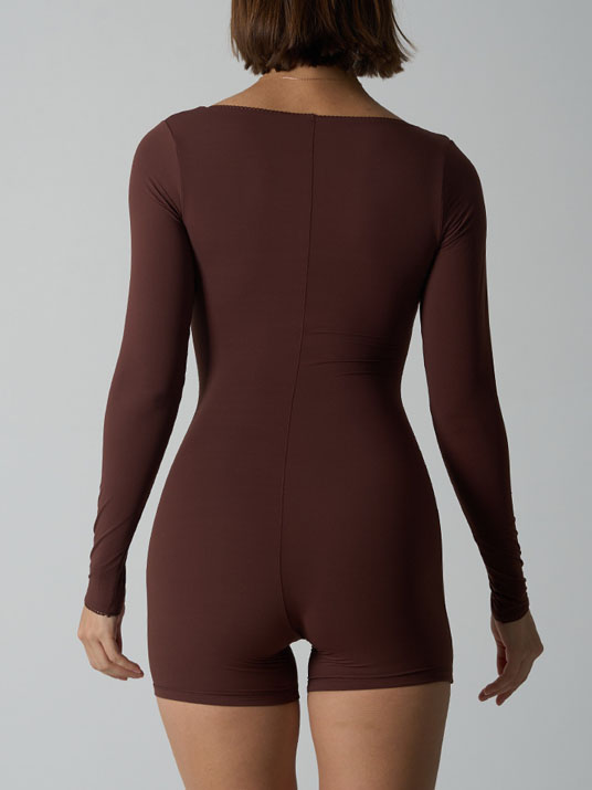 women-shapewear-long-sleeve-bodysuit-3 seamless shapewear
