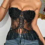 black-perspective-lace-top-1 club outfit