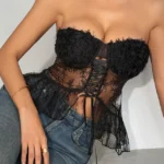 black-perspective-lace-top-4 club outfit