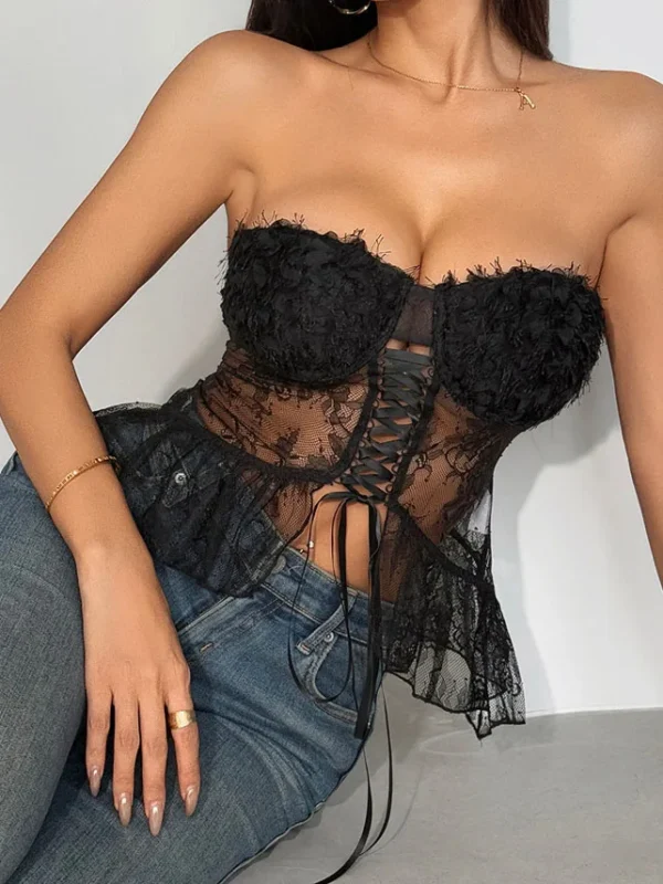 black-perspective-lace-top-4 club outfit