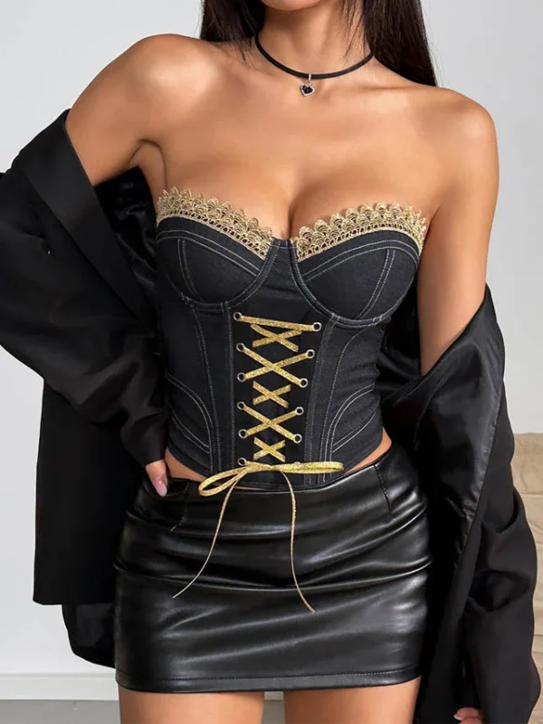 denim-tube-corset-top-3 club outfit