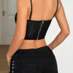 glitter-tessel-corset-top-5 club outfit