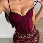 luxury-velvet-corset-top-4 club outfit
