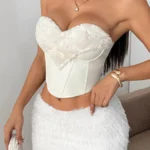 white-plush-corset-top-4 club outfit