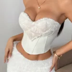 white-plush-corset-top-5 club outfit