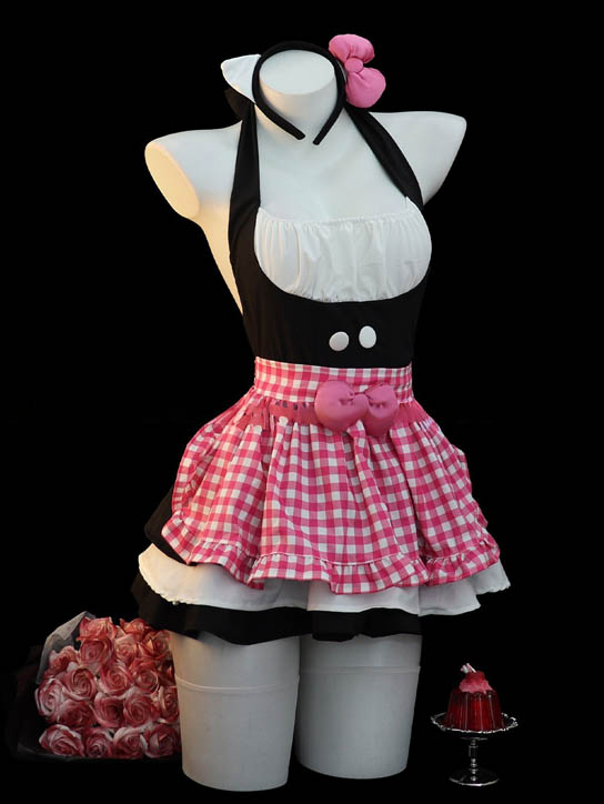 maid-cosplay-cute-kitty-suit-1 maid cosplay lingerie costumes