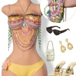 beaded-bra-candy-cake-5 Girl wear jewelry beaded bra