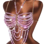 beaded-bra-sweet-girl-4 pink beaded beach bra