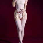 sexy-bodystocking-high-slit-suspender-stocking-10 women's sexy high-slit bodystocking with detachable suspender garter straps sheer bodysuit lingerie