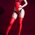 sexy-bodystocking-high-slit-suspender-stocking-5 women's sexy high-slit bodystocking with detachable suspender garter straps sheer bodysuit lingerie